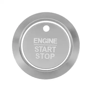 Auto Start Stop Motor Buton Exterior comutatorul inel decorativ Centru de acoperire a comuta inel decorativ Pentru Ford F150-2018