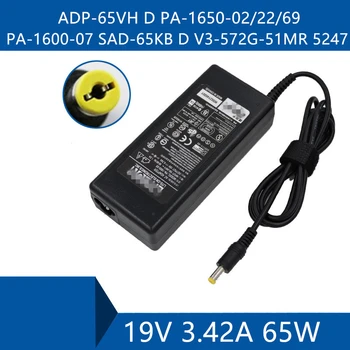 Laptop AC Adaptor DC Conector pentru Încărcător Port de Cablu Pentru Acer ADP-65VH D PA-1650-02/22/69 PA-1600-07 TRIST-65KB D V3-572G-51MR 5247