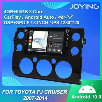 Android 10.0 capul unitate radio auto Navigație GPS, autoradio 8 inch IPS ecran RDS pentru Toyota FJ Cruiser 2007-nici un DVD player