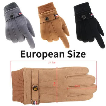 Piele de iarna Barbati Mănuși Stil European și American Dimensiune design Nou de mână o femeie Mănuși