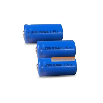 2 x baterie Reîncărcabilă CR123A 16340 800mAh 3.7 V Li-ion