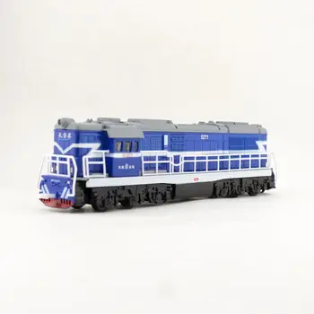 Băieții jucărie 1/87 Aliaj Locomotiva Trage Înapoi Model de Tren de Jucărie de Sunet de Lumină Copii Jucarii Auto