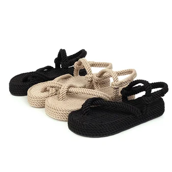 Fierbinte de vânzare preț scăzut Sandale pentru Femei, plus dimensiune 22.5-26.5 cm lungime 3 cm toc pescar pantofi uri de moda de pe litoral vacanta
