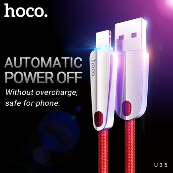 Hoco cablu Apple Lightning usb de o încărcare rapidă de transfer de date smart power off usb pentru iphone ipad încărcător de telefon mobil sârmă
