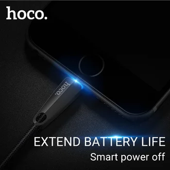Hoco cablu Apple Lightning usb de o încărcare rapidă de transfer de date smart power off usb pentru iphone ipad încărcător de telefon mobil sârmă