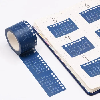 NOI 10buc/lot 30mm Calendar Design Washi Casete DIY Ruj Decor Album Planificator Adeziv Bandă de Mascare Kawaii Papetărie