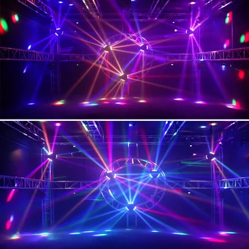 Mini LED Beam 9x10W Spider DMX512 Etapă Efect de Iluminare Bună Pentru DJ Petrecere Disco ring de Dans Club de noapte Si Decoratiuni de Craciun