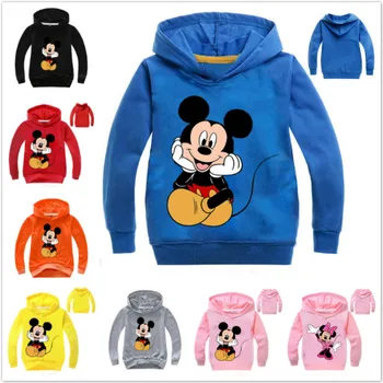 Mickey Mouse hanorac tricou fete pentru copii haine băiat copil fete cu maneca lunga Tricou haine copii hanorace haine copii