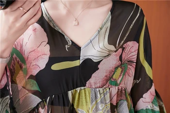Oladivi Supradimensionate Plus Dimensiunea Femei de Moda de Imprimare Șifon Tricouri Bluze de Vara Lady Casual Vrac Big Top Tee Tunica Cape Blusa 8XL