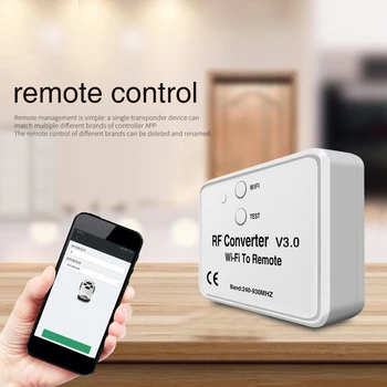 Fierbinte Universal Wireless Wifi pentru a RF Converter Telefon în Loc de Control de la Distanță de 240 de 930Mhz pentru Casa Inteligentă