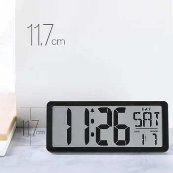 LED-uri Digitale Ceas de Perete Număr Mare Timp de Afișare Ceas cu Alarmă cu Data de Temperatură Masă de Birou Ceas Electronic Ceasuri