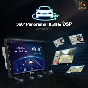 Ownice k3 k5 k6 Rotativ 1280*720 Android 10.0 Radio Auto 2-Din-Stereo Receptor GPS, 4G DSP 360 Panorama Optic Universal Player
