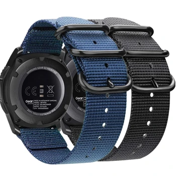 Galaxy Watch 46mm de Viteze S3 frontieră banda pentru samsung ceas active2 huawei watch gt 2 e amazfit bip gts curea Nailon correa 20 de 22mm