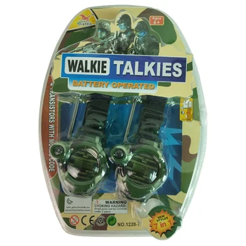 2 buc 7 in 1 Walkie Talkie Ceasuri Jucarii pentru Copii Camuflaj 2 Radiouri cu Mini-Talky în aer liber, Interfon Ceas de Jucarie pentru Copii