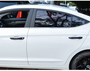 Pentru Hyundai Accent 2017 2018 2019 2020 Chrome Fibra De Carbon Mașină De Mânerul Ușii Capacului Ornamental Autocolant Auto Styling Accesorii Suprapunere