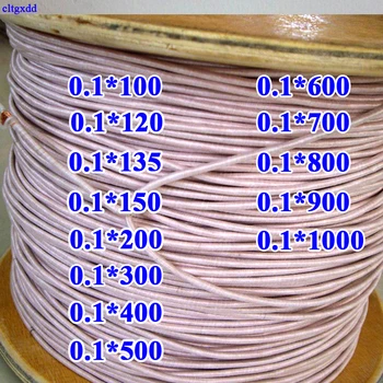 0,1 x 500 600 800 0.1x1000 2000 acțiuni de masina de minerit antena Litz wire multi-strand sârmă de cupru poliester mătase plic fire