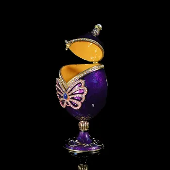 QIFU Violet Frumos Ou Faberge pentru Colectia de Bijuterii