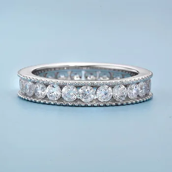 TIGRADE Real Inel de Argint cu Dimensiuni De 4-10 Femei Inele de Nunta Romantice de Dragoste în Stil en-Gros Sieraden Bague Femme Mariage