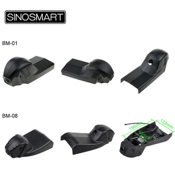 SINOSMART Novatek 96672 1080P Wifi DVR pentru BMW 3 4 5 X1 X3 X5 X6 218i 320 328 528 Deluxe de Aplicație SNS SONY IMX323