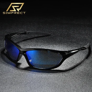 SIMPRECT Moda Polarizat ochelari de Soare Barbati 2021 UV400 permis de Ochelari ochelari de Soare Patrati de Epocă Anti-orbire Ochelari de Soare Pentru Barbati