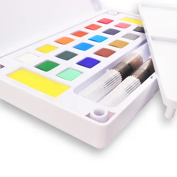 12/18/24/36 Culori De Călătorie Portabil Solid Acuarelă Pigment Vopsele Set Cu Apa De Culoare Stilou Perie Pentru Pictura De Artă