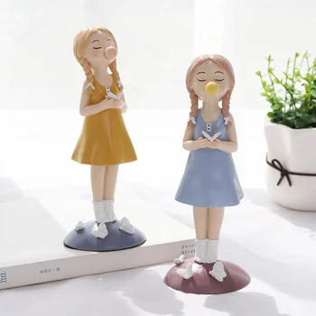 Fete Figurine De Rasina Acasă Decorare Accesorii Pentru Camera De Zi Tort De Desene Animate Ornament