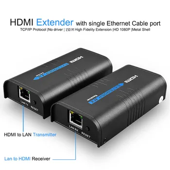120M LKV373A HDMI expander sprijină Cat 5e / 6 cablu de conectare la distanta de ieșire HDMI