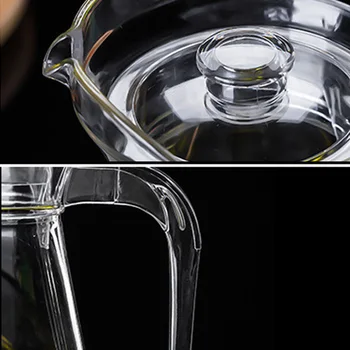 1L/1,5 L/2L PC Acrilice Sucuri Ceainic Transparent Decantor de Apă Borcan de Sticla de Băutură de Plastic Rece Bea Lapte Bar Recipient accesoriile de bar
