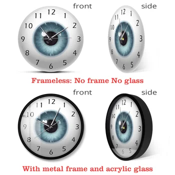 Ochiul Ocular Elev De Bază Vedere De Vedere Oftalmologie Ceas De Perete Tăcut Tot Vezi Anatomia Corpului Uman Noutate Perete Ceas Cadou