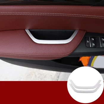Portiera șoferului Cotiera Cutie Depozitare Cadru Capac Ornamental Autocolant pentru BMW X3 F25 X4 F26 2011-2017 Accesorii de Interior