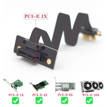 PCIE, PCI Riser PCI-E PCI E Cablu PCI Express Riser Card PCIE X1 X4 X8 Cablu de Extensie pentru Placa de baza Extender Convertor Adaptor