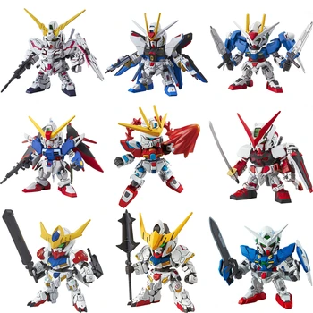 Original SD Gundam Model Drăguț Unicorn Sazabi Aripa Zero Grevă Libertatea 00 Destinul Armura Unchained Mobile Suit Jucărie pentru Copii