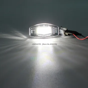 2 buc Alb 18 LED-uri de Înmatriculare Lumini Pentru Acura RL TSX RDX Honda Civic Accord