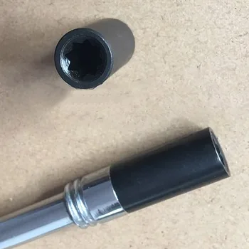 Flanșă 11mm Negru de Carbon din Oțel Cheie Cap 2 # Cheie Gura Pian Instrument de Reglaj pentru Pian