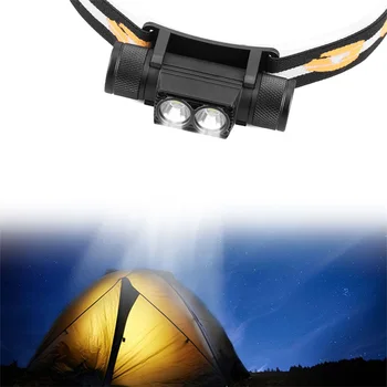 3W L2/T6 LED-uri Faruri Mini Alb de Lumină Lampă de Cap Lanterna Baterie 18650 Far Pentru Camping, Pescuit, Vânătoare Nou