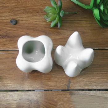 Kawaii Ceramice Ghiveci Forma Dintilor Suculente de Plantat Drăguț Verde Plante Ghiveci cu Gaura Cadou Creativ Dropshipping
