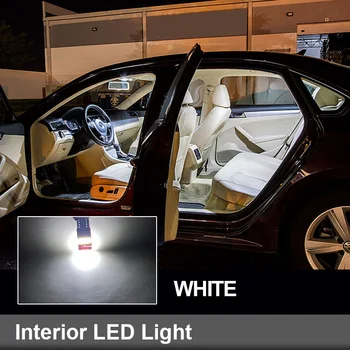 12pcs Alb Canbus Fara Eroare de Becuri cu LED-uri de Interior Hartă Acoperiș Cupolă Kit de Lumina pentru 2016 2017 2018 2019 Loc Ateca Accesorii Auto