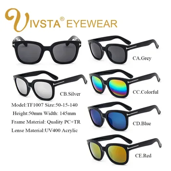 IVSTA TF211 ochelari de Soare ochelari de Soare Barbati Femei Supradimensionat Mare Mare Tom Optice Cadru de Designer de Brand Steampunk Ochelari de Soare Miopie