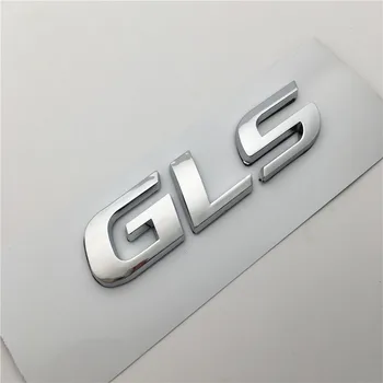 Zece Britanie Mașină de Cuvânt GLS Spate Emblema Portbagaj Plastic ABS Cromat 3D Scrisoare Eticheta Autocolant Auto Insigna Decal