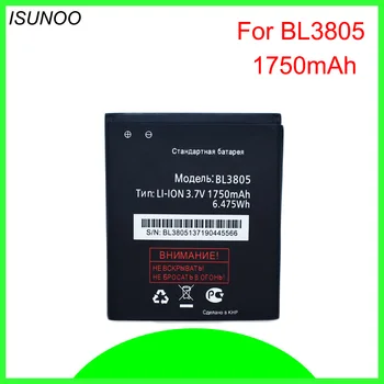 ISUNOO BL3805 1750Mah Baterie pentru a ZBURA Reîncărcabilă de Înlocuire Batteria BL 3805 Baterii Pentru Fly IQ4404 IQ 4404 Telefon