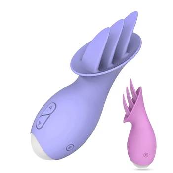 Limba Lins Vibrator cu 10 viteze Vagin Masaj Oral G-Spot Pizde Clitoris Stimulator de sex Feminin Masturbator Jucarii Sexuale pentru Femei
