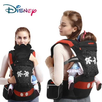 Disney Multifunctional Fața Scaun Baby Carrier Curea Ergonomic Transportator Copil Rucsac Mickey Respirabil Detasabila Copil Cangur
