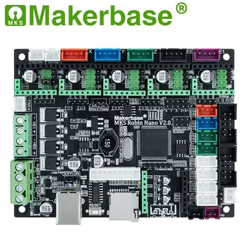 Makerbase MKS Robin Nano V2.0 32Bit carte de commande pièces d'imprimante de bază 3D sur Marlin2.x 3.5 tft ecran tactil aperçu Gco