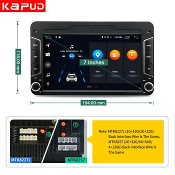 Kapud Android 10.0 Auto Radio 7