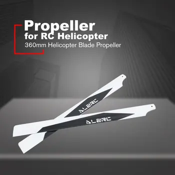 1 Pereche 360mm Elicopter Blade Propeller RC Piese din Fibra de Carbon Principal Lama Elice de Zbor 3D cu Zbaturi pentru RC Elicopter