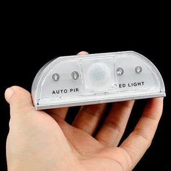 4 LED-uri Auto PIR Senzor de Lumină LED-uri Acasă Usa Wireless de Detectare a Mișcării Lumina L9 #2