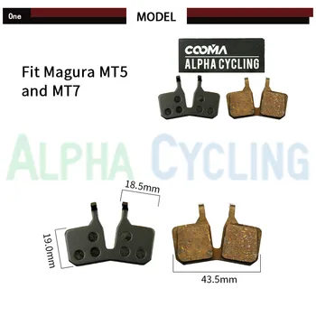 Biciclete Biciclete de Frână Pentru Magura MT5 MT7 Frana Disc Hidraulic, 4 Perechi, Sport FOSTA Clasa, de Culoare Neagra