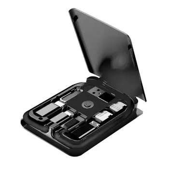 Portabil multifunctional de tip C de încărcare de stocare de camping universal conector cablu de date smart card adaptor de camping în aer liber trave