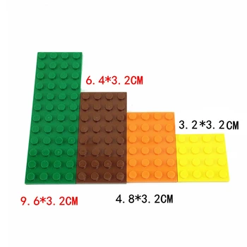10BUC mulțime de BRICOLAJ Blocuri Subțire Cifre Cărămizi 4x12 Puncte Educative Jucarii Creative pentru Copii Dimensiuni Compatibile Cu lego