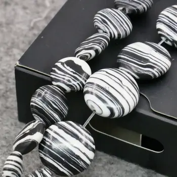 12mm 16mm Turcia Bijuterii Dungi de Zebra DIY Liber Margele Rotunde Howlite Pentru Colier Bratara 15inch Piatră Norocos Manual Fată Cadouri